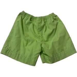 Remember Nyugen lime green gingham shorts size 6